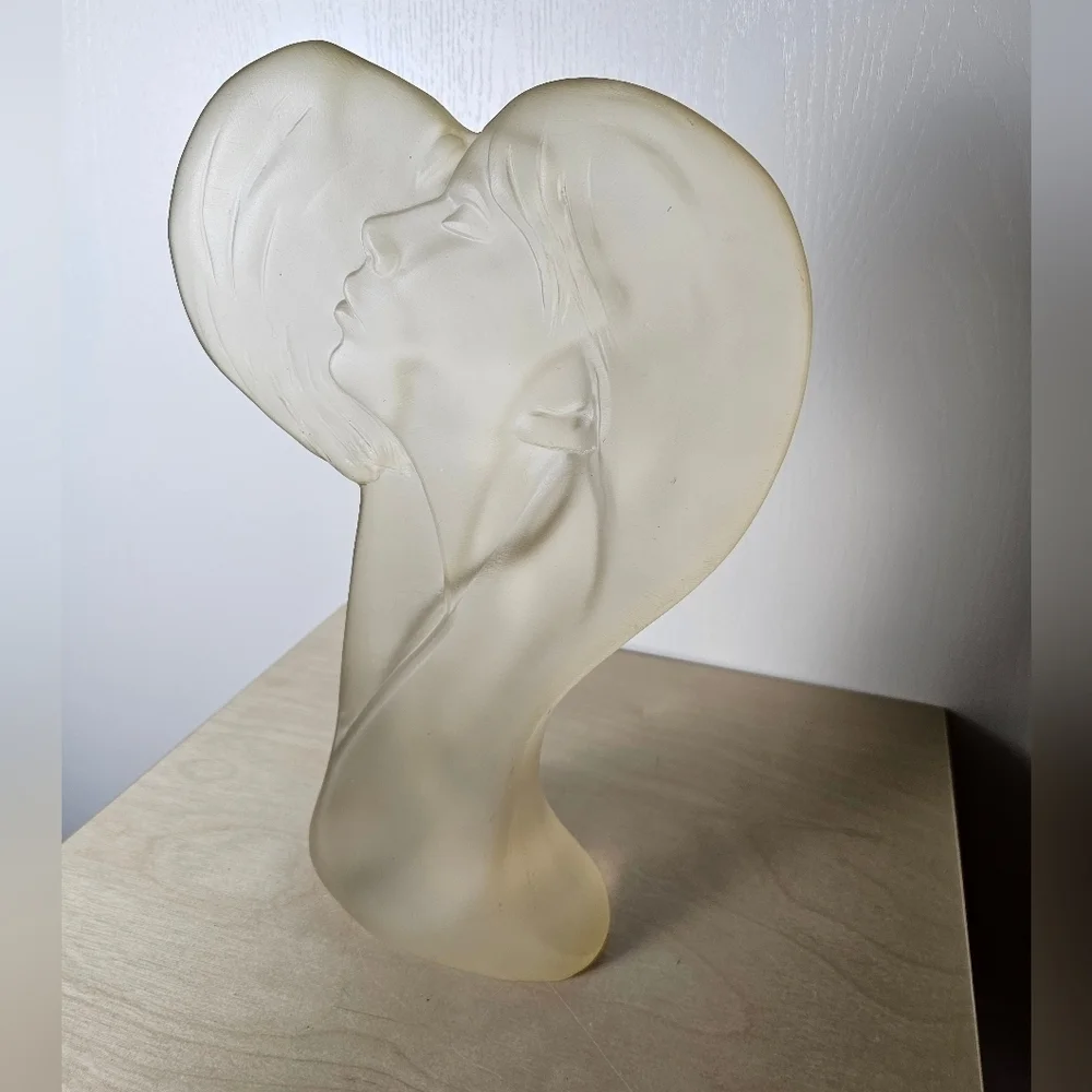 Vintage Lovers Lucite Sculpture By Mirage LTD Bohemia NY 1960s